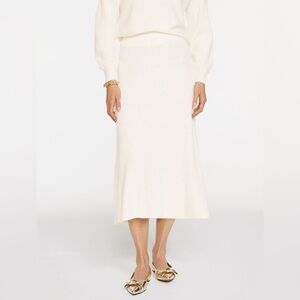 NWT Talbots White Wool Blend Lined Skirt – Size 14